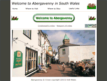 Tablet Screenshot of abergavenny.org